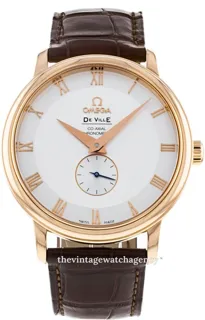 Omega De Ville 4614.30.02 39mm Red gold Silver