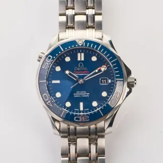 Omega Seamaster Professional 21.230.41.0.03.001 Ceramic and Stainless steel Blue