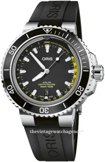 Oris Aquis 01 733 7755 4154-Set RS Stainless steel Black