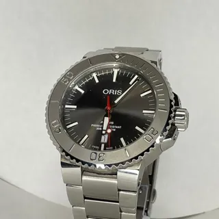 Oris Aquis Date 01 733 7730 4153-07 4 24 66EB 43.5mm Stainless steel Gray