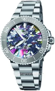 Oris Aquis Date 01 733 7766 4150-Set (V792241) Brushed/polished steel Multi-colored