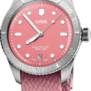 Oris Divers 01 733 7771 4058-07 3 19 04S 38mm Stainless steel Red