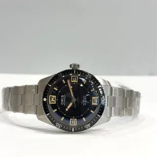 Oris Diver 01 733 7772 4034 Stainless steel Black