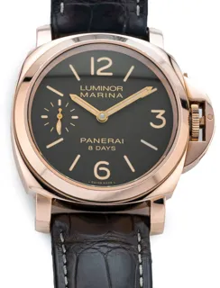 Panerai Luminor PAM511 44mm Rose gold Brown