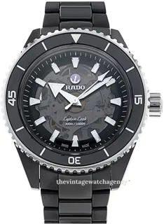 Rado Captain Cook R32127152 43mm Ceramic and Titanium and Stainless steel and PVD Black