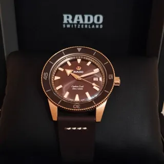 Rado Captain Cook R32504306 42mm Bronze and Ceramic and Titanium Brown