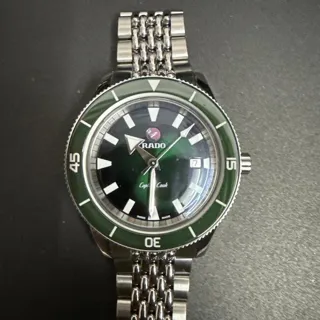 Rado Captain Cook R32505313 42mm Ceramic and Stainless steel Green