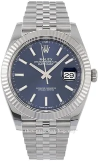 Rolex Datejust 126334-0002 White gold and Stainless steel Blue