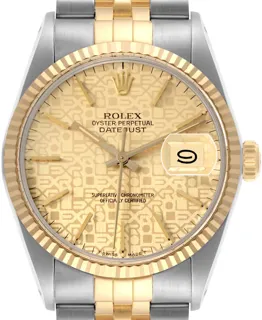 Rolex Datejust 16013 Stainless steel and 18k yellow gold Champagne