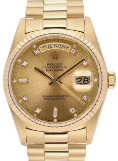 Rolex Day-Date 18238 18k yellow gold Champagne