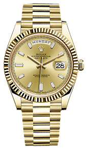 Rolex Day-Date 228238-0005 40mm Yellow gold Champagne