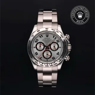 Rolex Daytona 116509 White gold Silver