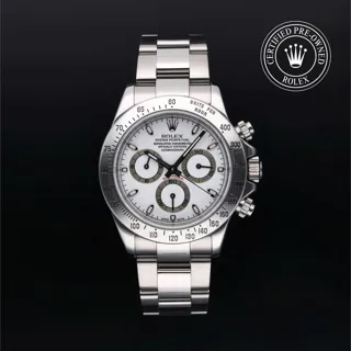 Rolex Daytona 116520 40mm Stainless steel White