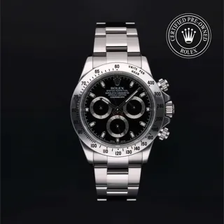 Rolex Daytona 116520 40mm Stainless steel Black