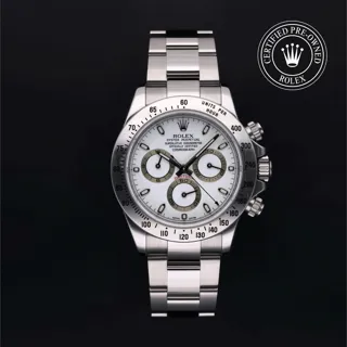 Rolex Daytona 116520 40mm Stainless steel White