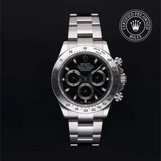 Rolex Daytona 116520 40mm Stainless steel Black