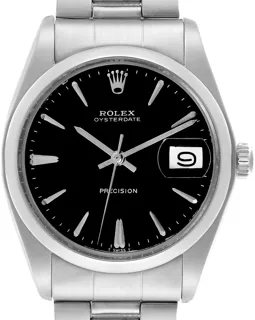 Rolex Oysterdate Precision 6694 Stainless steel Black