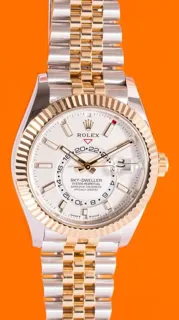 Rolex Sky-Dweller 336933 42mm Yellow gold and Stainless steel White