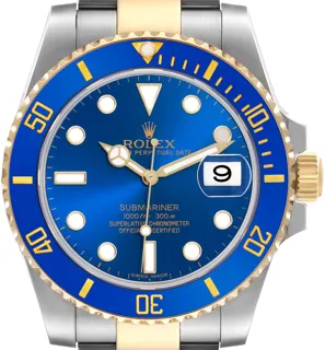 Rolex Submariner 116613LB Stainless steel and 18k yellow gold Blue