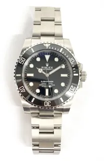 Rolex Submariner (No Date) 114060 40mm Stainless steel Black