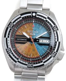 Seiko 5 Sports SBSA177 4R36-13A0 42mm Stainless steel Blue