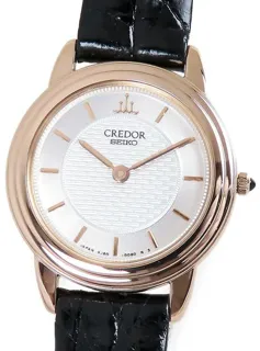 Seiko Credor GTAW014 4J80-0060 25mm Rose gold Silver