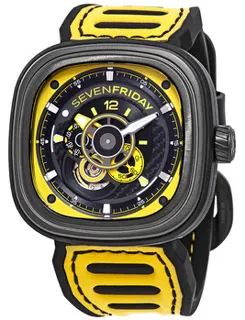 Sevenfriday Racing Team P3B/03 Stainless steel Yellow Skeleton