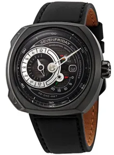 Sevenfriday Q3/05 49mm Polished Stainless Steel Black