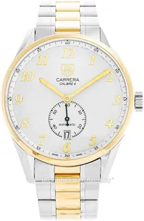 TAG Heuer Carrera WAS2150.BD0733 Yellow gold and Stainless steel Silver