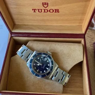 Tudor Submariner 76100 40mm Stainless steel Blue