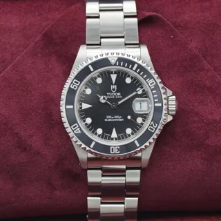 Tudor Submariner 79190 40mm Stainless steel Black