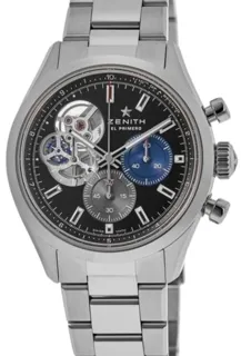 Zenith El Primero 03.3300.3604/21.M3300 39.5mm Stainless steel Black