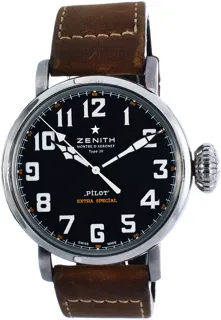 Zenith Pilot Type 20 Extra Special 03.2430.3000/21.c738 Stainless steel Black