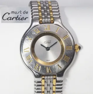 Cartier 21 Must de Cartier 1340 Stainless steel and gold