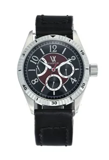 Vartix 43mm Stainless steel Black