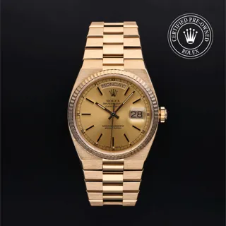 Rolex Day-Date 19018 36mm Yellow gold Champagne