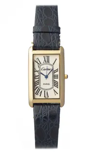 Cartier Tank 25mm Vermeil White