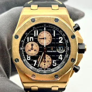 Audemars Piguet Royal Oak Offshore 26470OR.OO.A002CR.02 42mm Rose gold Black and Golden