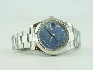 Rolex Datejust II 116300 41mm Stainless steel Blue