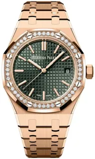 Audemars Piguet Royal Oak 15551OR.ZZ.1356OR.06 Rose gold Green