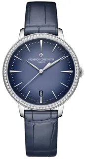 Vacheron Constantin Patrimony 4115U/000G-B908 36.5mm White gold Blue