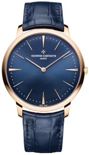 Vacheron Constantin Patrimony 81180/000R-B518 40mm Rose gold Blue