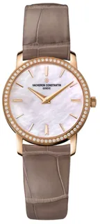 Vacheron Constantin Traditionnelle 25558/000R-B156 30mm Rose gold White