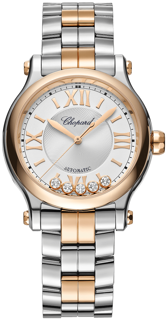 Chopard Happy Sport 278608-6002 Stainless steel and 18k rose gold Silver