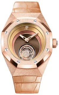 Audemars Piguet Royal Oak Concept 26630OR.GG.D626CR.01 38.5mm Rose gold Bronze and Brown and Pink and Yellow