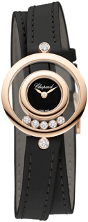 Chopard Happy Diamonds 209415-5004 Rose gold Black