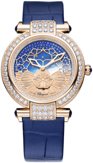 Chopard Imperiale 385388-5001 36mm Rose gold Blue