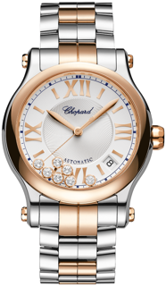 Chopard Happy Sport 278559-6026 Stainless steel and 18k rose gold Silver