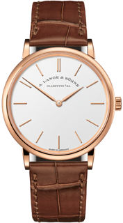 A. Lange & Söhne SAXONIA THIN 201.033 / LSLS2014AG 18-Carat Pink Gold Silver