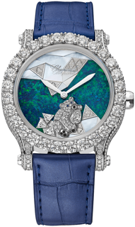 Chopard Happy Sport 274425-1001 White gold Blue